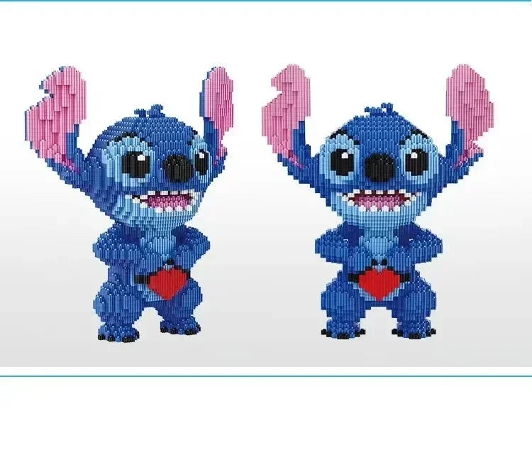33CM Very Large Stitch StellaLou Building Block DIY Bricks Toy Small Grain Brick  for Kid over 12 Years Adult Gift 3300pcs