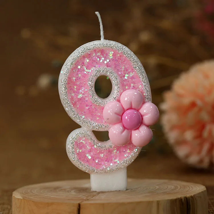 Sparklers Birthday Candle 1 Years Pink Unicorn Original Birthday Candles for Cake Blue Children's Birthday Candle