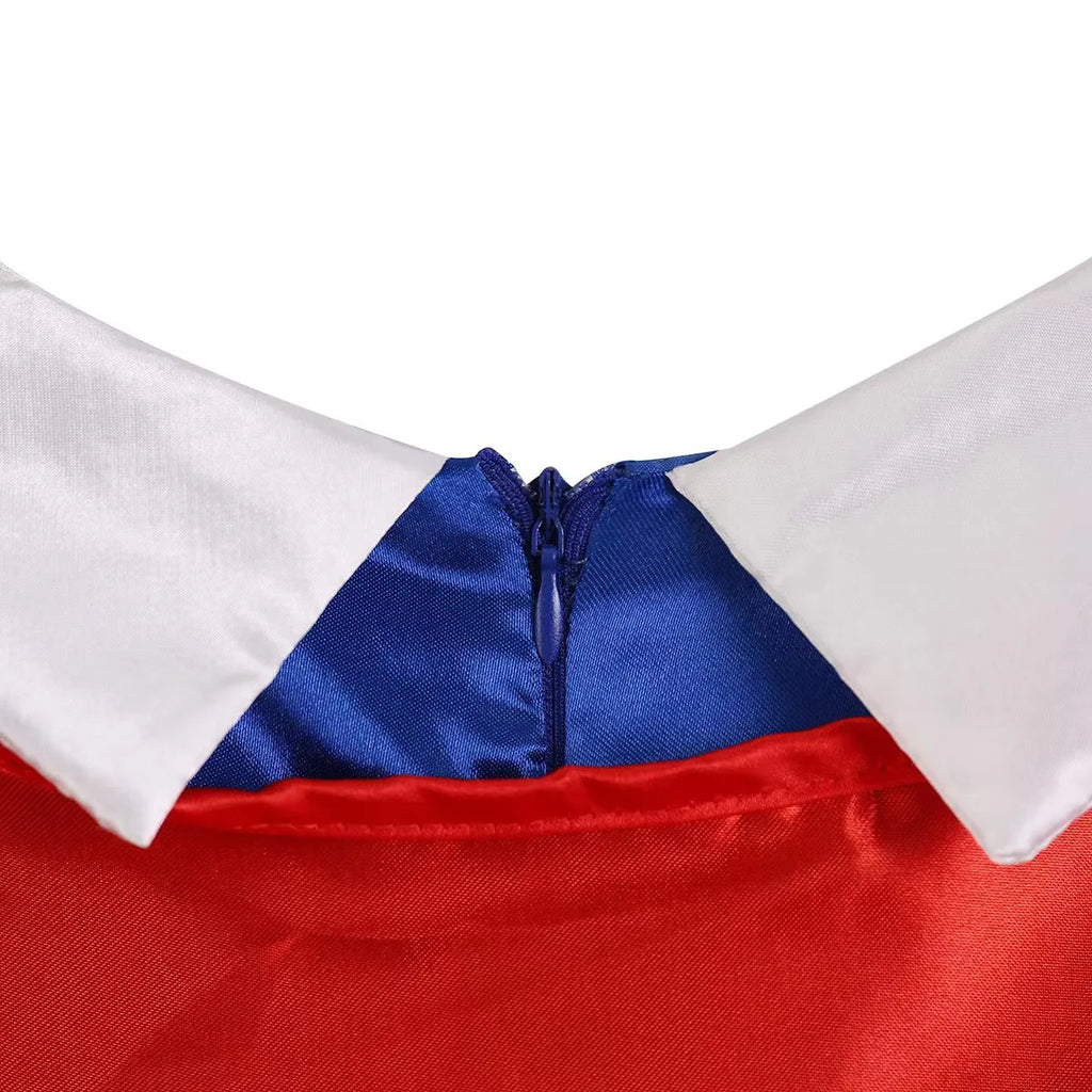 New Kids Girl Dresses Princess Costume Fancy Dress Kids Party Cosplay Princess Costumes Bow Patchwork Cosplay Girls Dress