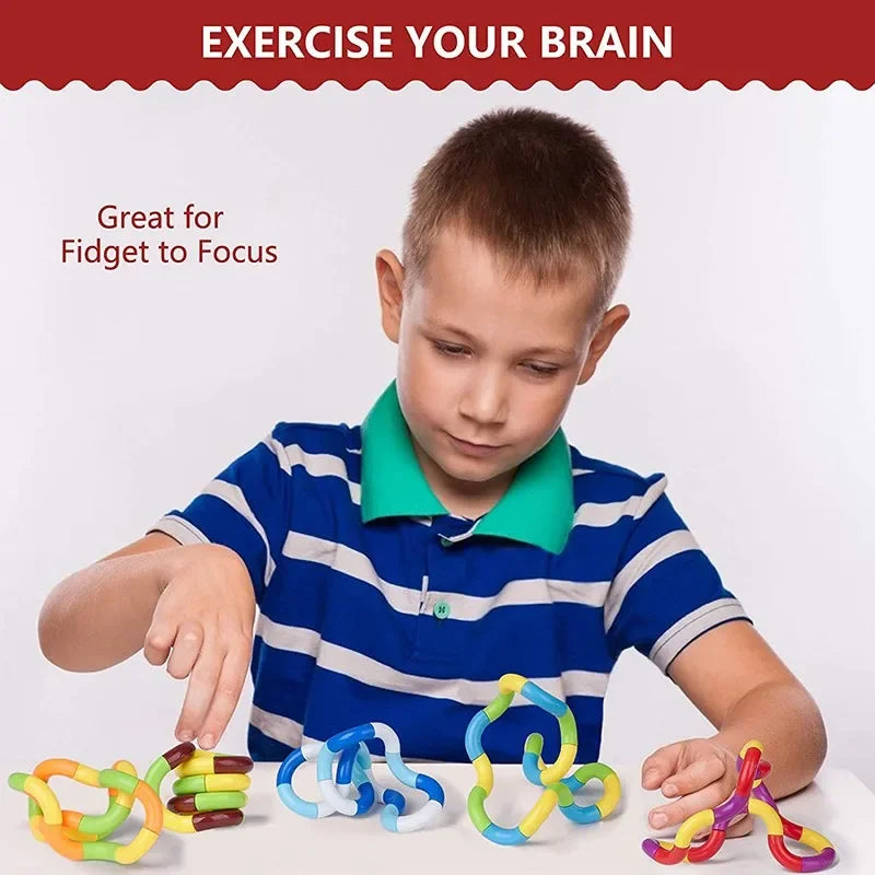 New Roller Twist Fidget Toys Anti Stress Adult Brain Relax Decompression Child Rope For Stress Kids Antistress Focus Toy