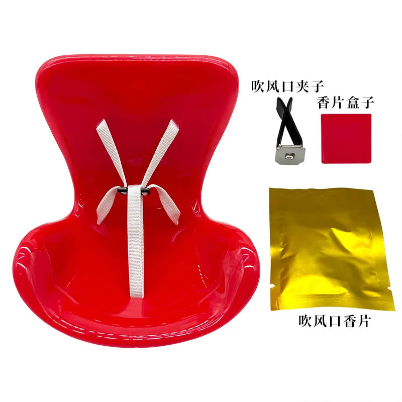 Mini Plush Doll Safety Seat Kawaii Labubu Idol Doll Seat Car Ornament Car Air Aromatreatment Decoration Accessories