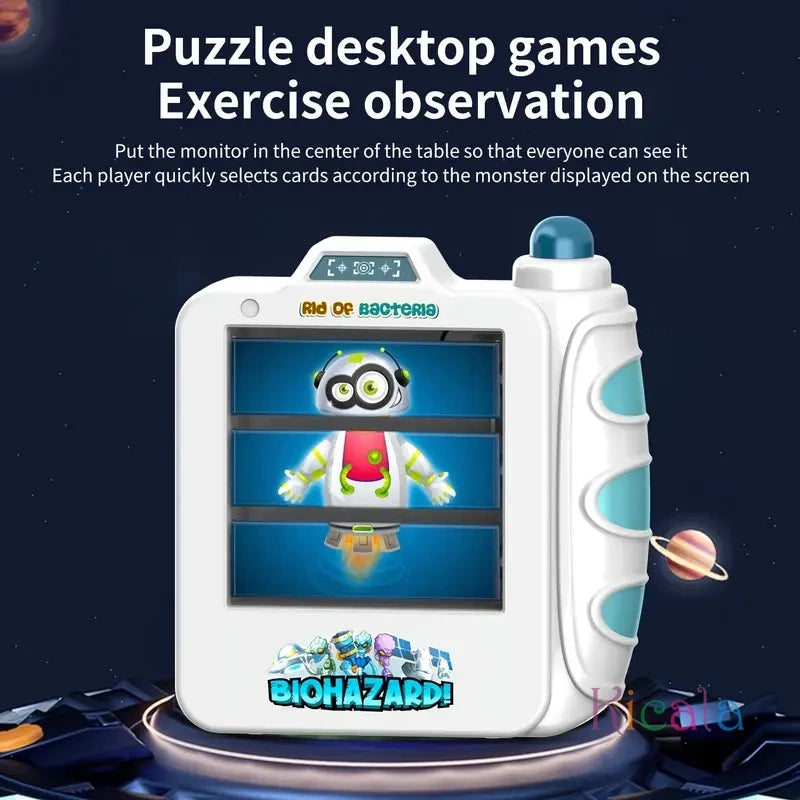 Interactive Puzzle Desktop Kids Toy Strange Hand Hunting Monster Card Toy Space Catcher Camera Family Party Game For 2-4 Players