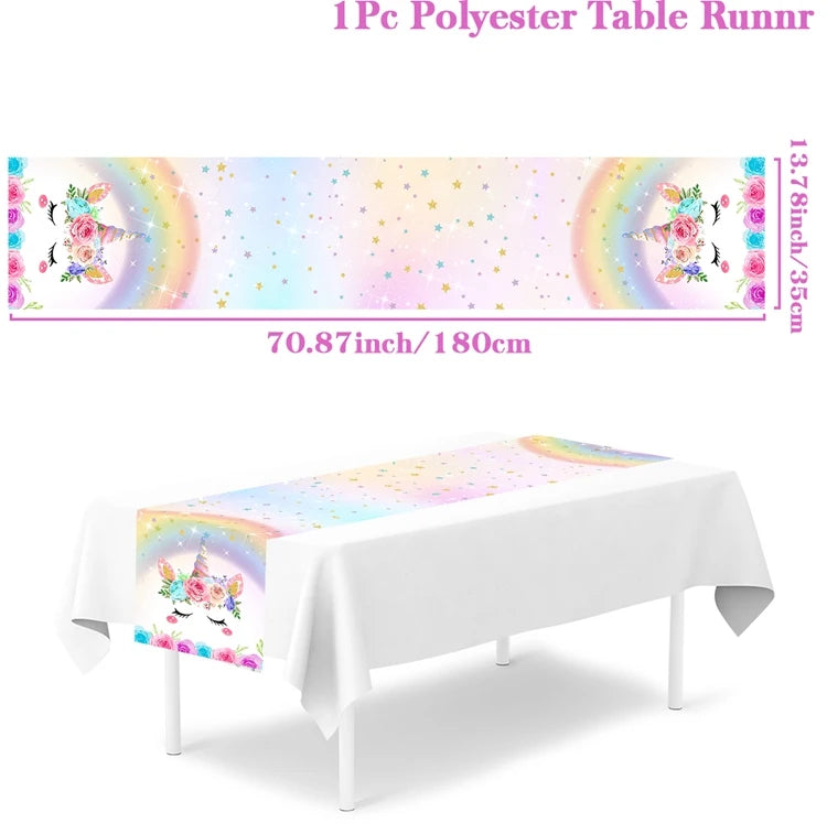 Unicorn Party Decoration Disposable Tableware Unicorn Birthday Party Decorations Kids Baby Shower Girl Birthday Party Supplies