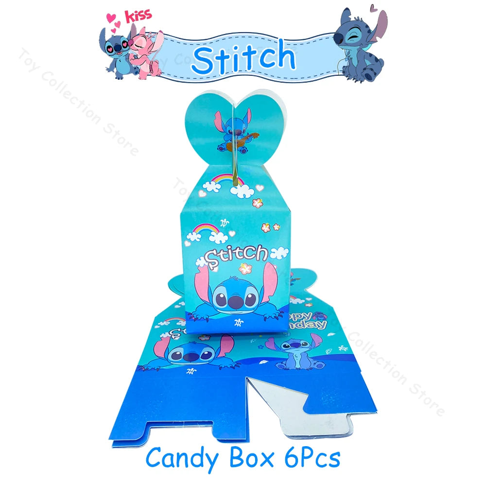 Lilo and Stitch Cartoon Children's Birthday Party Decoration Paper Plate Latex Foil Ballon Tablecloth Baby Shower Party Supplies