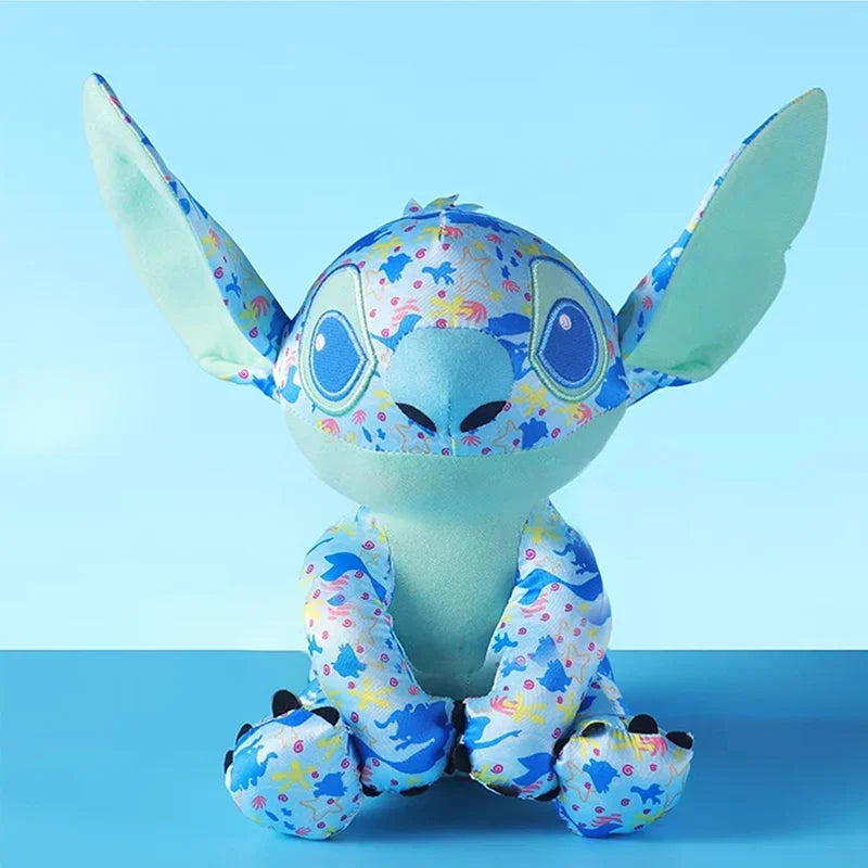 2024Disney 20cm Limited Edition Cloth Fleece Stich Colourful Stuffed Doll Cute Stitch Plush Anime Kid Birthday Gift Children Toy