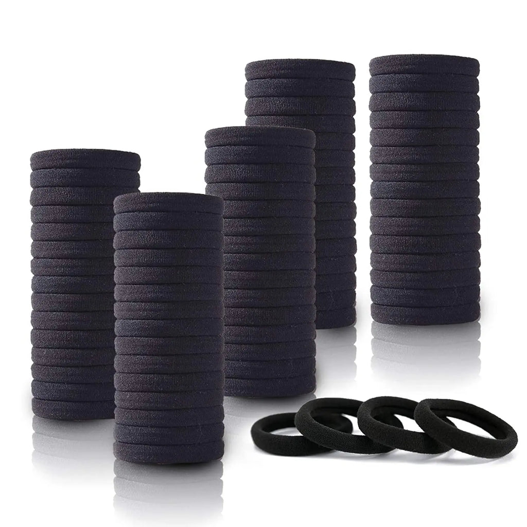 50Pcs/Set Girls Colorful Nylon Elastic Hair Bands Women Rubber Bands Headband Scrunchie Kids Ponytail Holder Hair Accessories