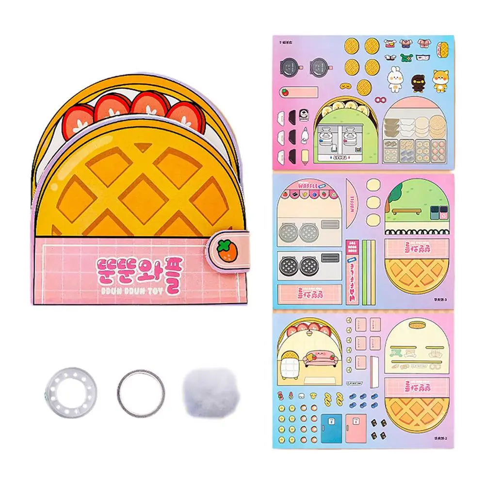 Montessori Busy Book for Kids Sticker Quiet Activity Book Early Educational Toy toddlers Matching Puzzles Game Birthday Gifts