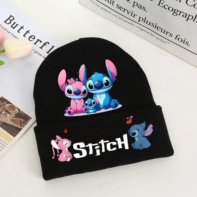 Stitch Winter Hats for Women Men Beanies Knitted Solid Cute Hat Girls Autumn Female Beanie Caps Warmer Bonnet Ladies Casual Cap