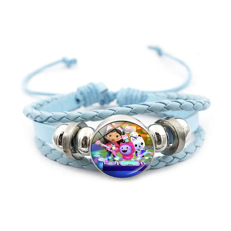Gabby Dollhouse Bracelet Anime Cartoon Character Derivative Peripherals Bangles Cute Bracelets Baby Show Birthday Christmas Gift