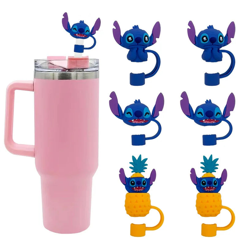 10mm Stitch Stanley Straw Cover Cap Dust-Proof Reusable Straw Tips Lids for Stanley Cup Leak-proof Dust Proof Straws Cover