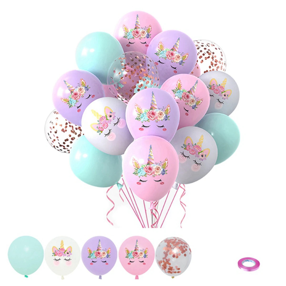 Unicorn Balloons Party Supplies Latex Balloon Kids Cartoon Animal Horse Float Globe Baby Shower Unicorn   Birthday Party Decors