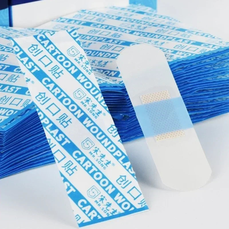 50pcs Baby Bandage Waterproof Breathable Adhesive Plaster Hemostasis Wound Sticker Dressing Band Aid Banditas for Children