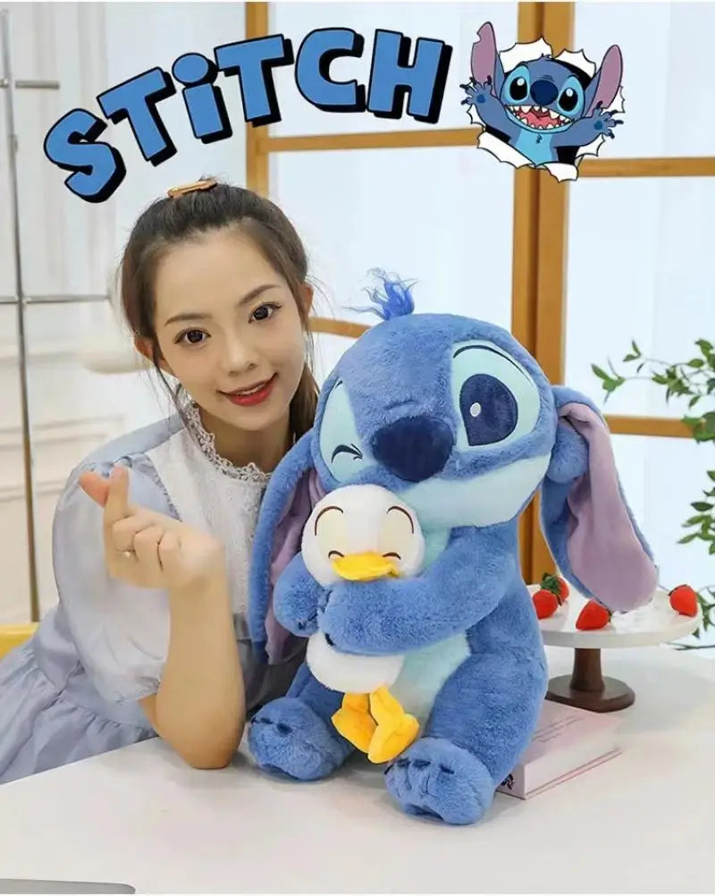 New Donald Duck Cuddle Stitch Doll Cute Stitch Doll Valentine Gift Plush Toy Room Decorated Cute Ornament Children's Gift