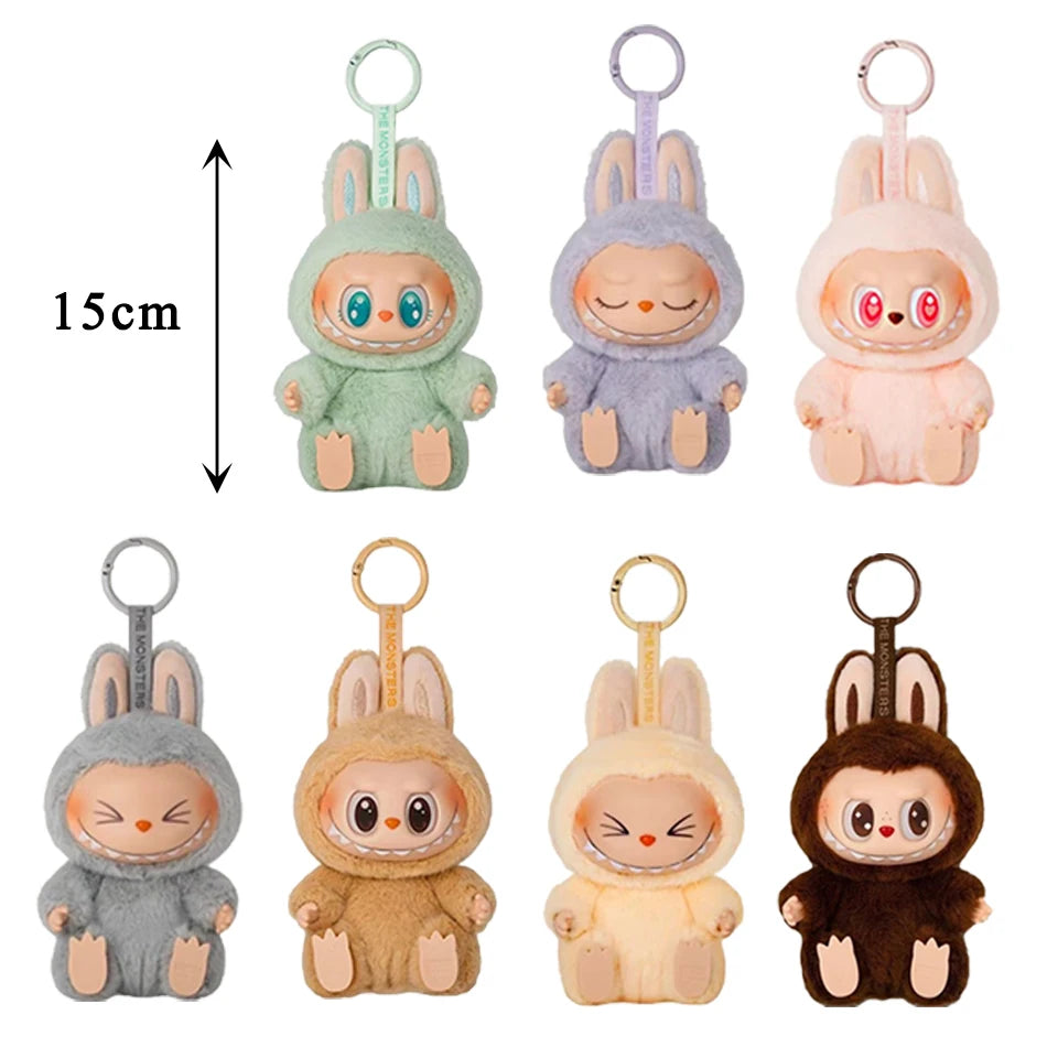 1-7pcs NEW abubu The Monsters V3 Series Blind Plush Box, Vinyl Base Toy, Animated Characters, Mysterious Surprise Box, Keychain