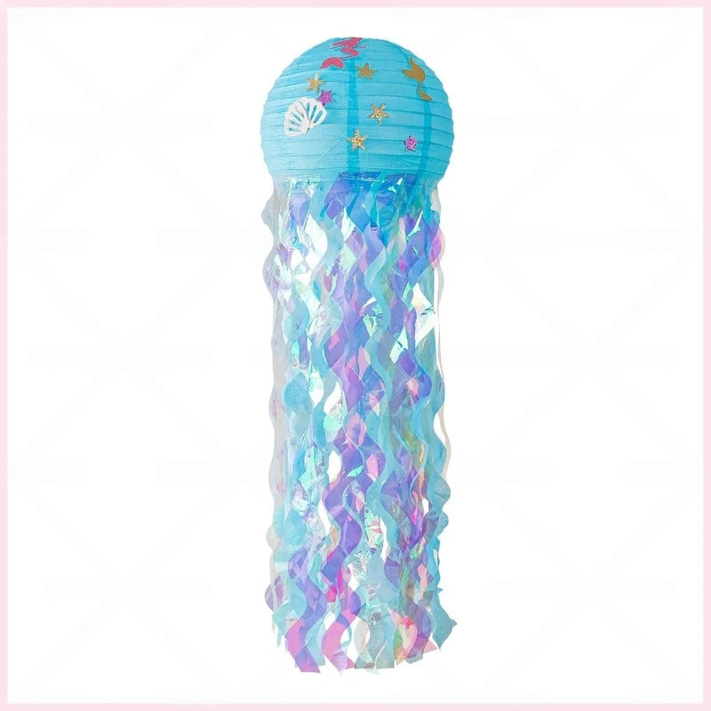 Mermaid Birthday Party Decorations Balloon Tableware Tablecloth Hanging Banner Party Decorations For Child Favors Supplies Kit