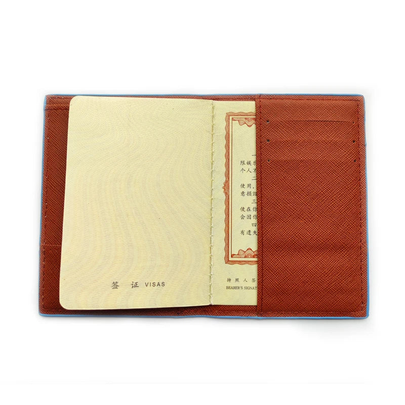 Beautiful Butterfly Passport Cover Girls Flower Travel Passport Holder PU Leather Women Credit Card Wallet Ticket Bag Passports