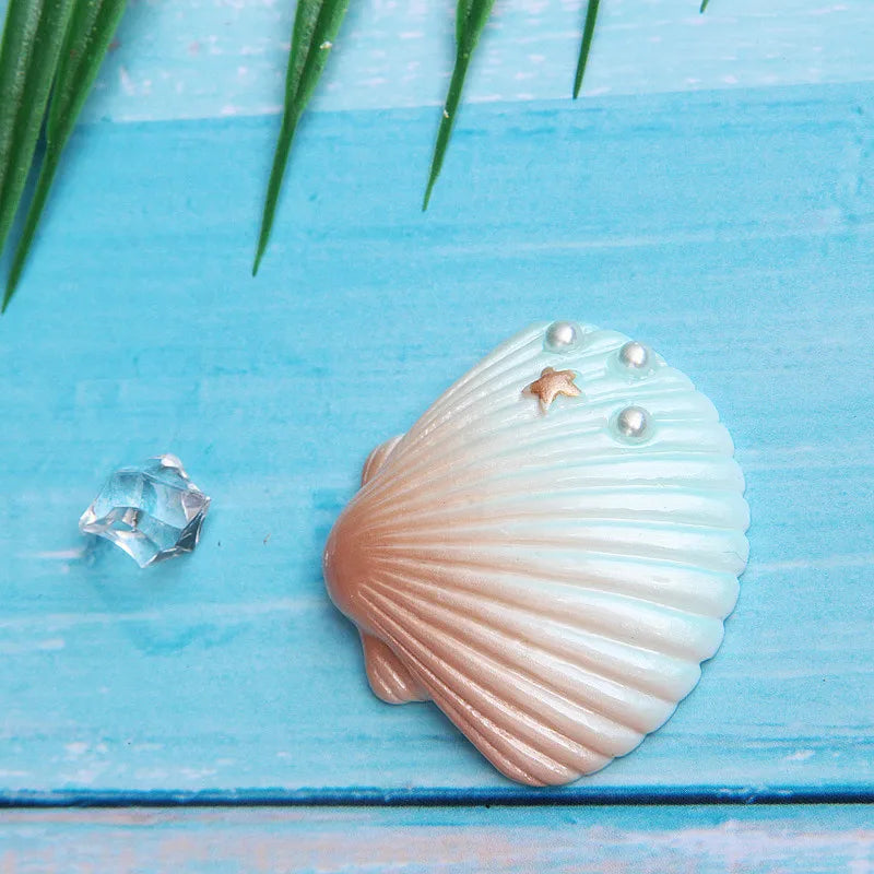 Birthday Cake Decor Mermaid Starfish Shell Cake Topper Fish Topper Under The Sea Cake Topper Ocean Theme Birthday Party Supplies