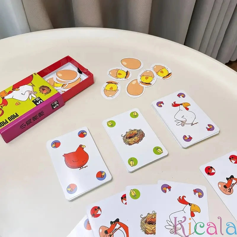 Educational Smart Toys for Kids Chick Run Logic Reasoning Strategy Card Game Learning Educational Toys Kids Card for gifts