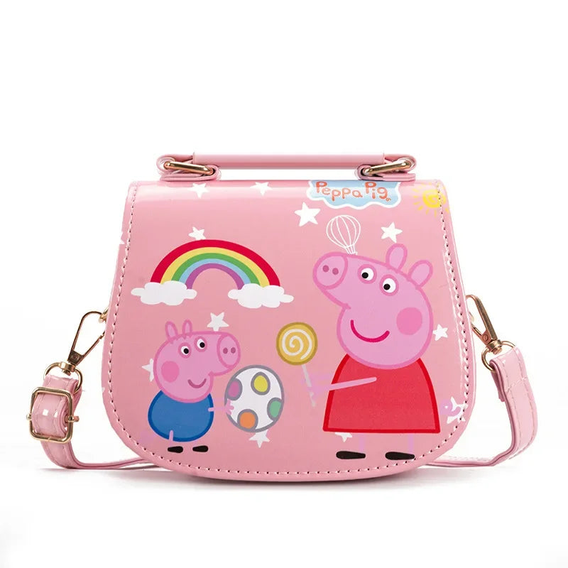 New arrival Peppa Pig page cartoon bag toy messenger bag george shoulder handbag backpack toy cute little girl new year gift