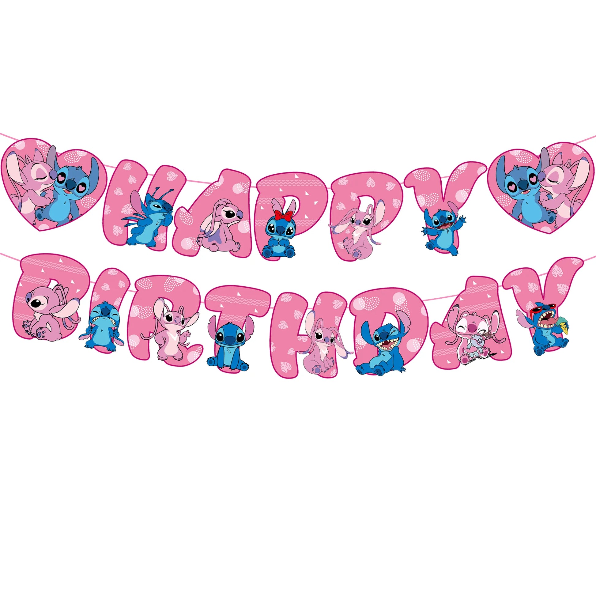 Stitch Birthday Party Supplies Stitch Tableware Set Balloons Backdrop Banner Plates Napkins Tablecloth Birthday Theme Stitch