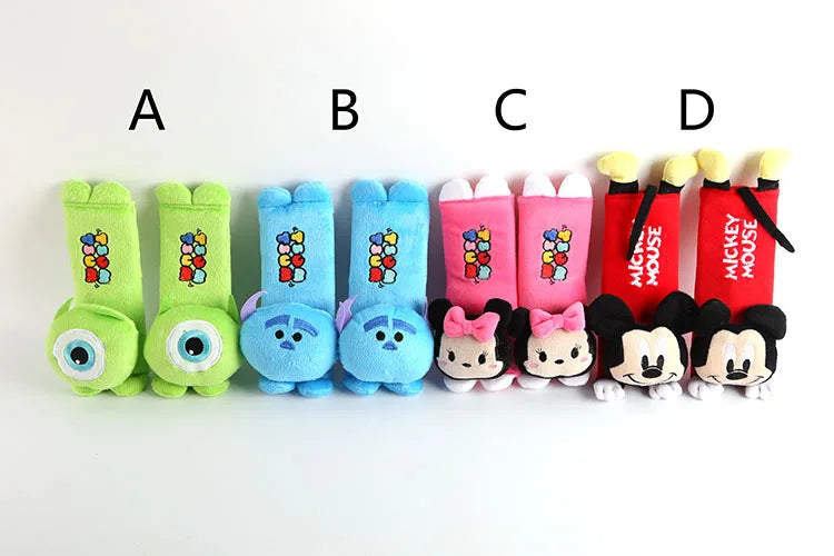 New Spiderman Soft Protective Cover For Childrens American  Cartoon  Cotton Car Interior Plush Seat Belt Shoulder Cover