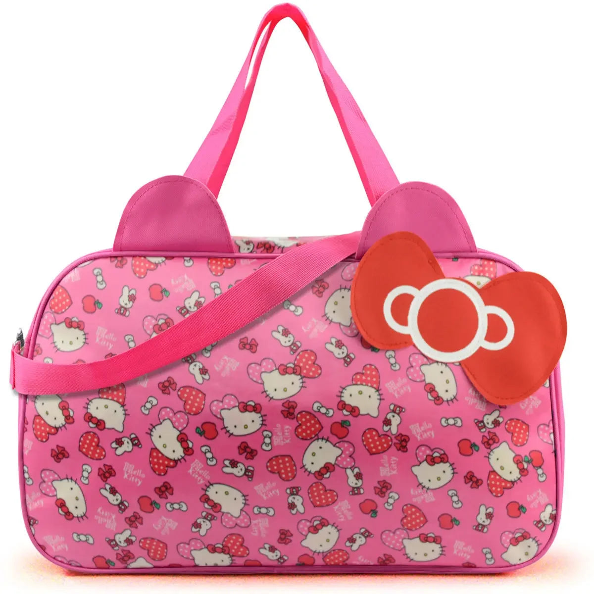 Sanrio Oxford cloth messenger bag hello kitty cartoon travel luggage storage bag girl shoulder bag gym handbag
