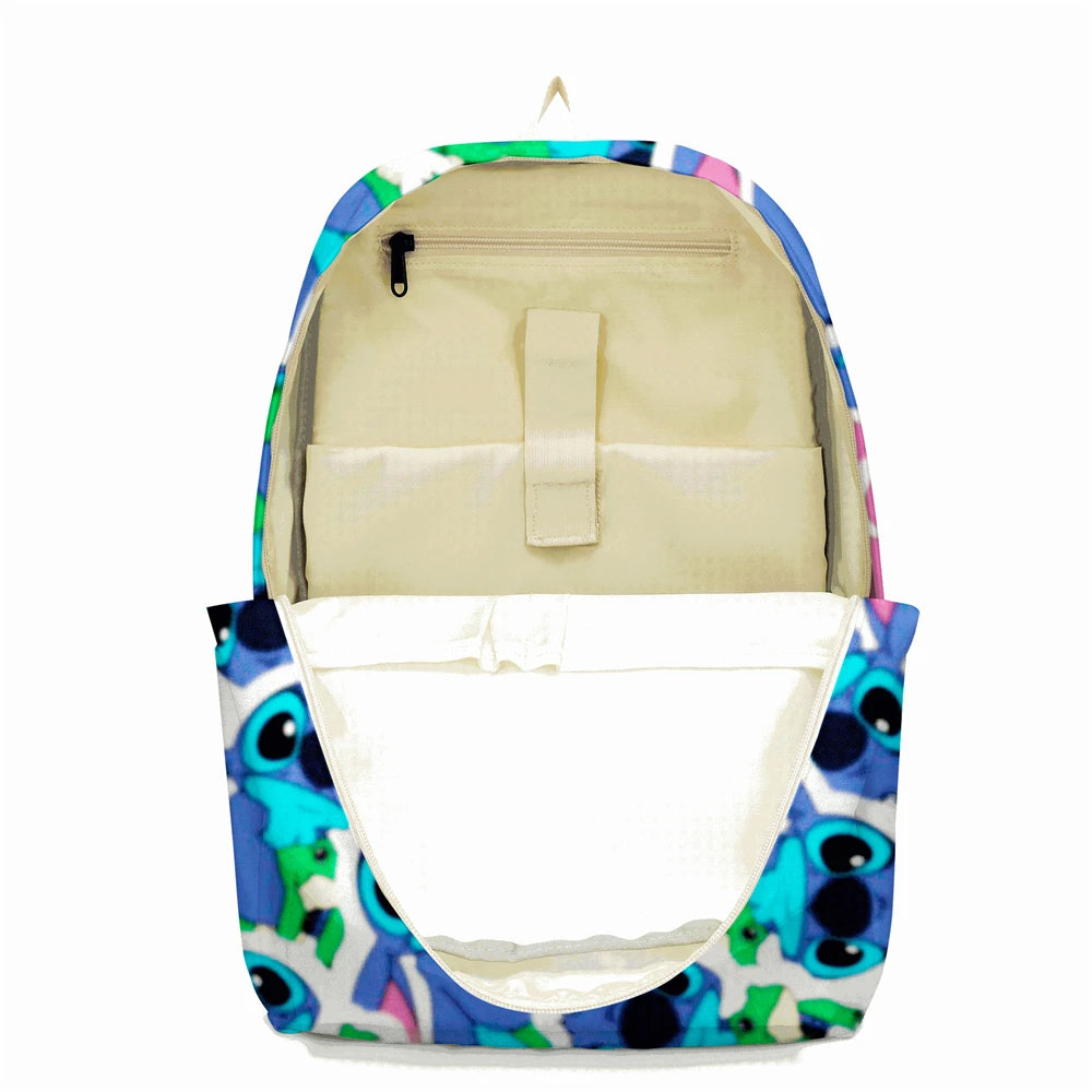 MINISO Lilo & Stitch Angel Cosplay Costume Backpack Computer School Bag Xmas Gift