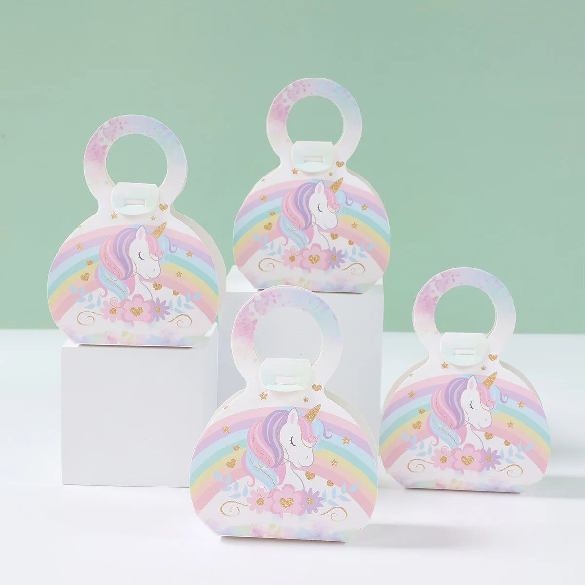Unicorn Party Supplies Rainbow Unicorn Paper Plates Cups Napkin for Baby Shower First Girls Birthday Party Decorations
