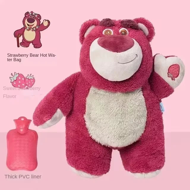 Stitch Angel doll plush Hot water Bottle hand Warmer Cute plush water bottle hand warmer