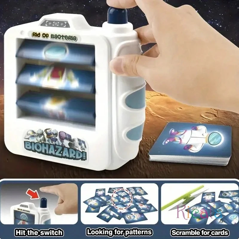 Interactive Puzzle Desktop Kids Toy Strange Hand Hunting Monster Card Toy Space Catcher Camera Family Party Game For 2-4 Players