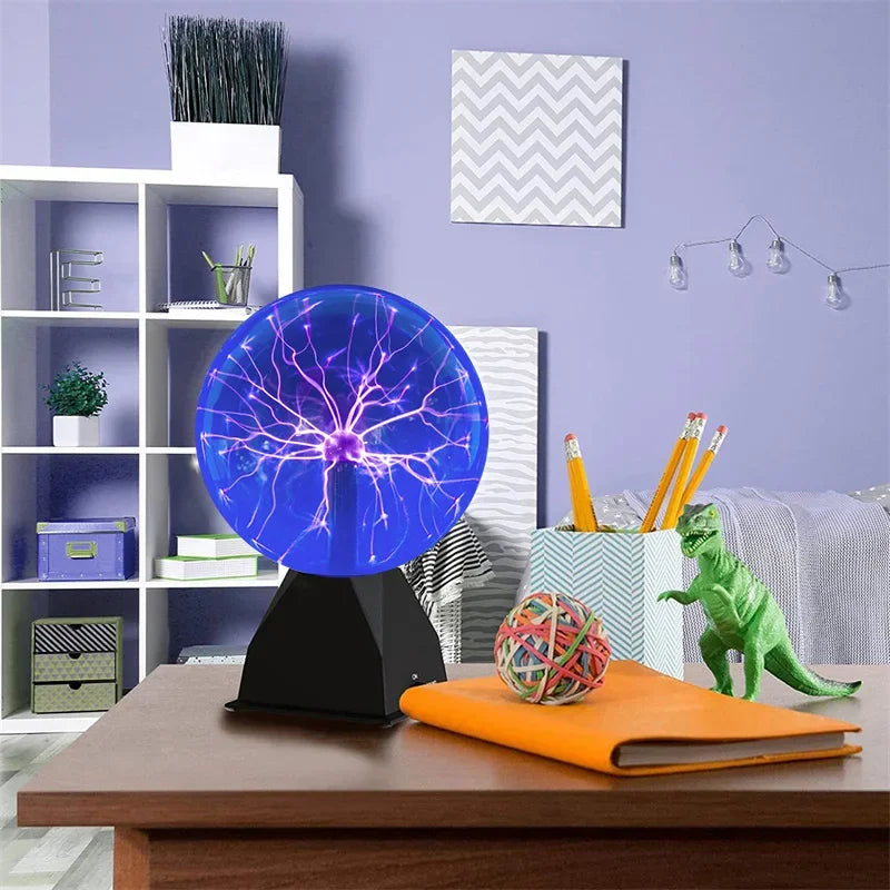 Magic Plasma Ball Lamp Touch Glass LED Night Light Atmosphere Lights Christmas Party Bedroom Decor Kids Birthday Gift Toy