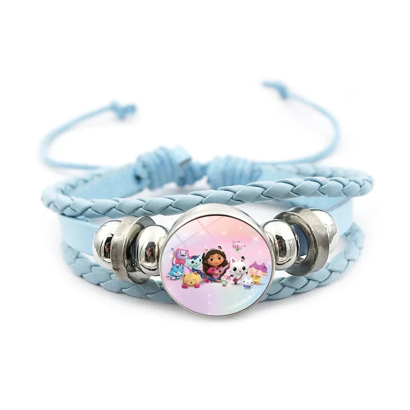 Gabby Dollhouse Bracelet Anime Cartoon Character Derivative Peripherals Bangles Cute Bracelets Baby Show Birthday Christmas Gift