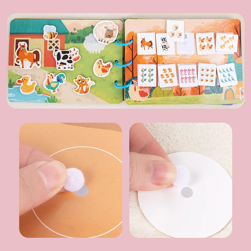 Montessori Busy Book For Kids 2 3 4 Years Preschool Kids Learning Toys Toddlers Activity Book Montessori Baby Toys Book