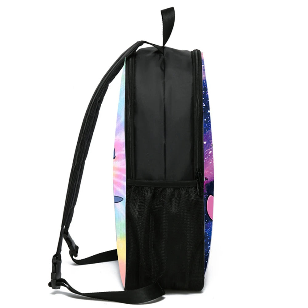 MINISO Lilo & Stitch Angel Cosplay Costume Backpack Computer School Bag Xmas Gift
