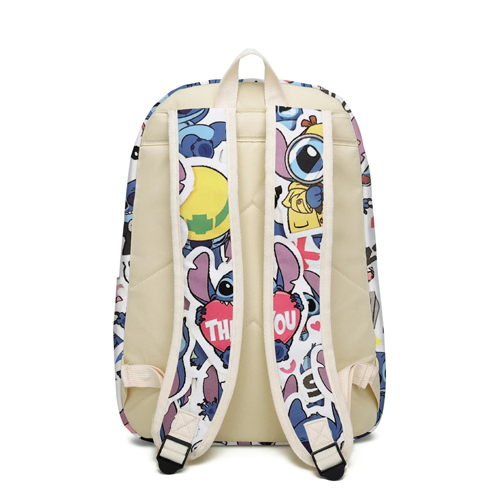 MINISO Lilo & Stitch Angel Cosplay Costume Backpack Computer School Bag Xmas Gift