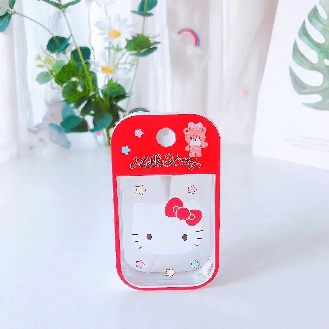 Sanrio Travel Bottle Refillable Melody Hello Kitty Spray Bottle Travel Portable Cinnamoroll Kuromi Pompompurin Bottl Girl Gifts