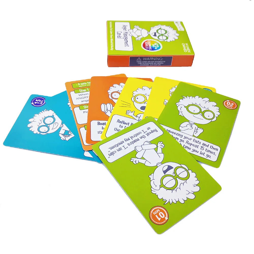 Mindfulness Game for Kids - 50 Mindfulness Activities for Kindness, Focus and Calm Mindful Talk Cards for Children and Parents C
