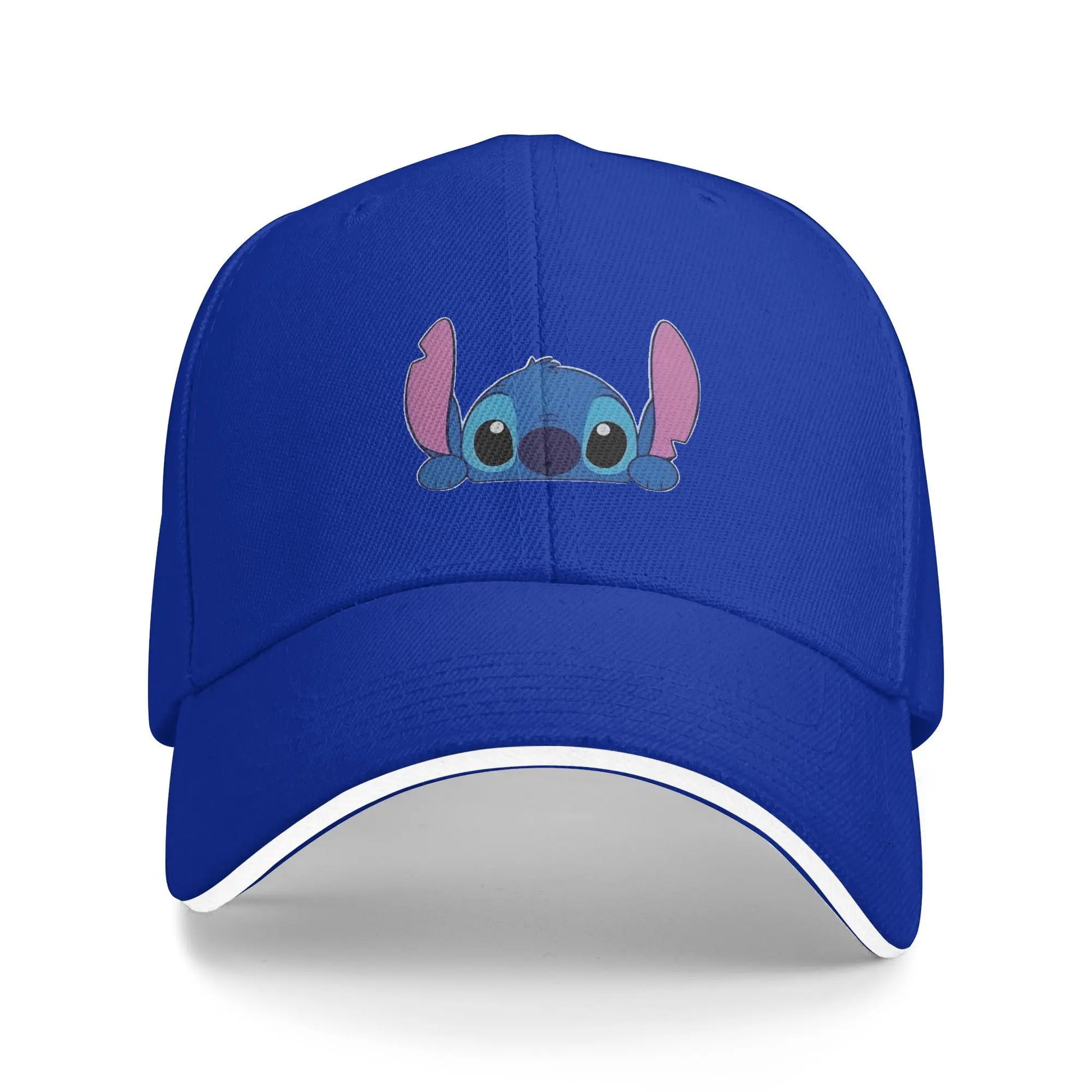 Stitch Angel Lilo Baseball Caps Vintage Kawaii Anime  Sandwich Cap for Men Women Adjustable Dad Hat Outdoor