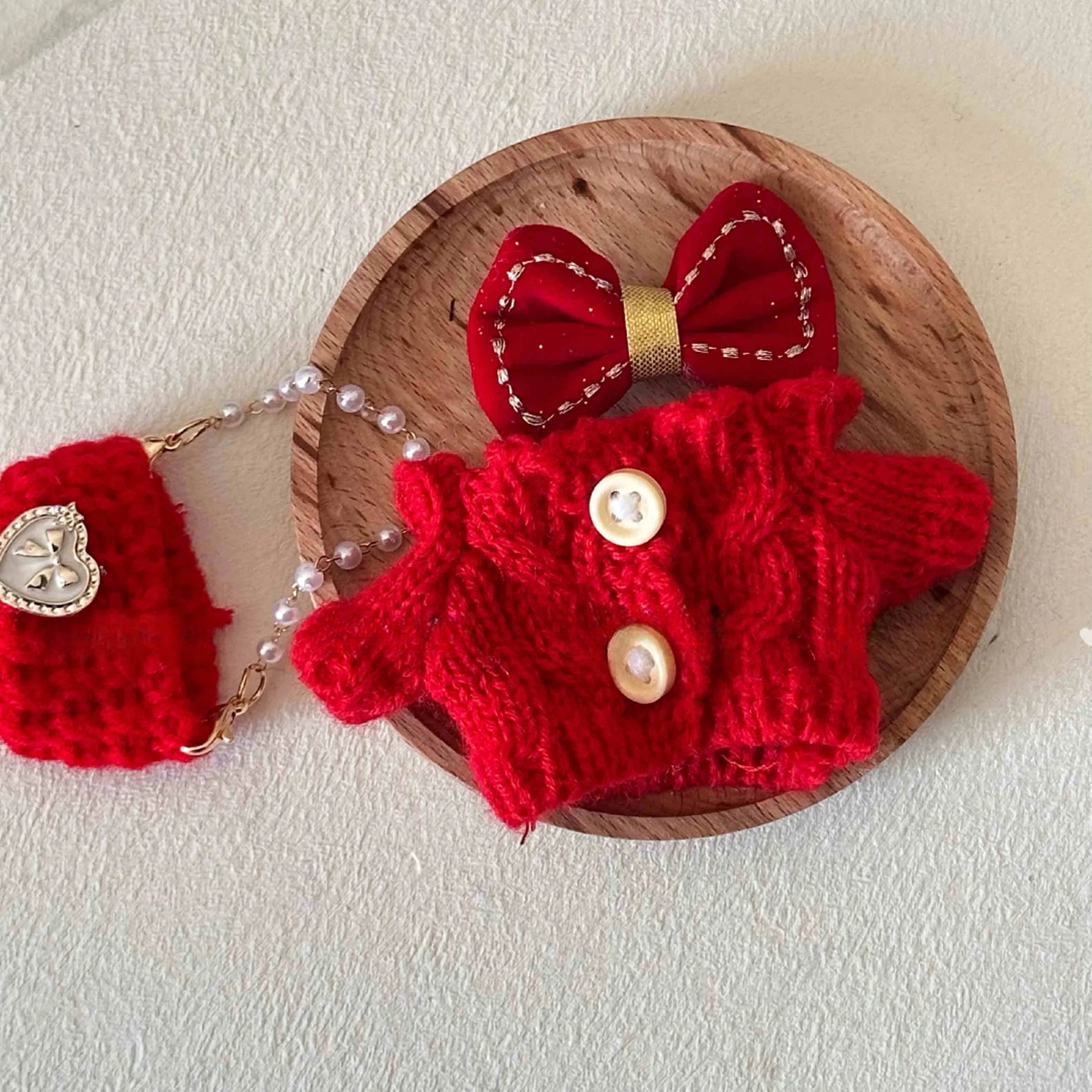17cm labubu clothes outfit Plush doll clothes Macaron Cute Clothing DIY Kid Gift  Dog Clothes Hair accessories v1 v2 clothes