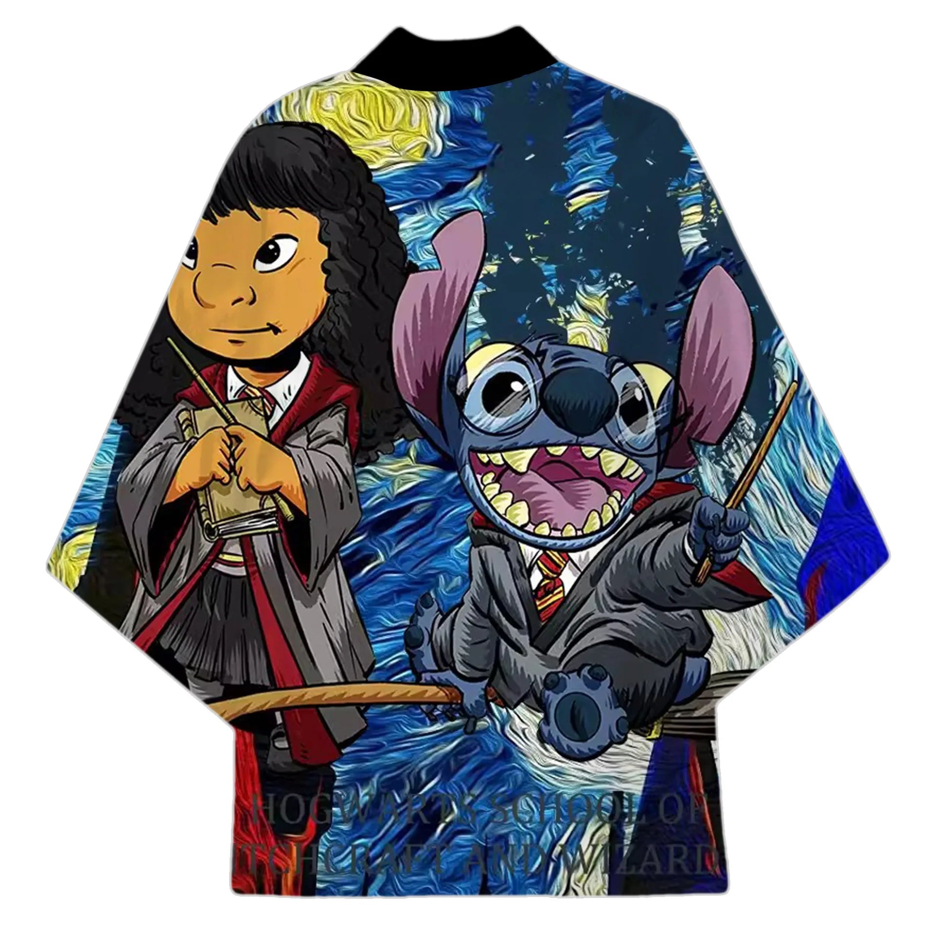Movie Lilo and Stitch Costume Kimono Cardigan Animation Cartoon Cosplay Cloak Adult Cape 3D Digital Print Halloween Gift Clothes