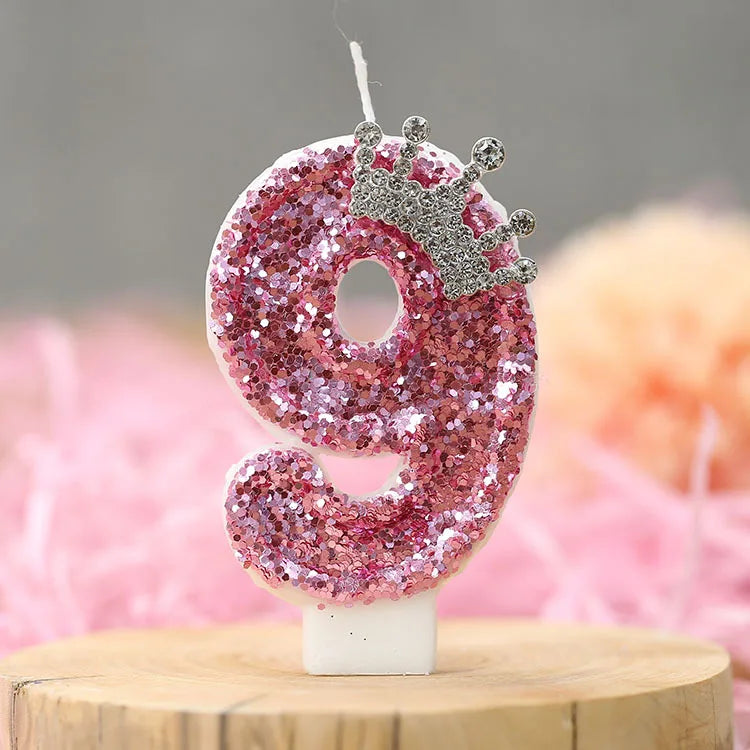 Sparklers Birthday Candle 1 Years Pink Unicorn Original Birthday Candles for Cake Blue Children's Birthday Candle