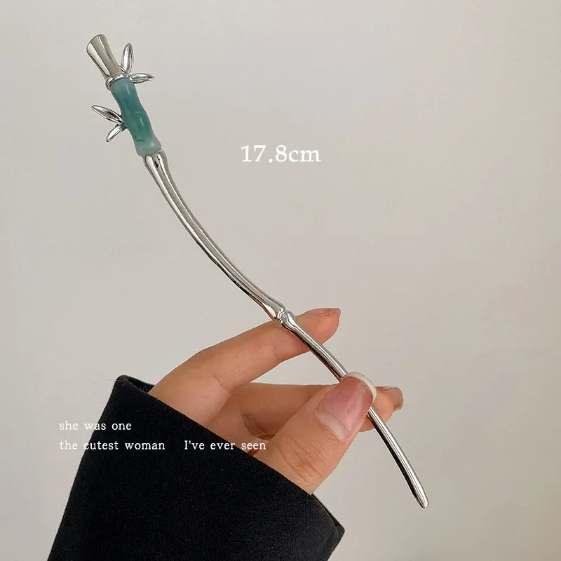 Chinese Style Tassel Hair Clip For Women Hair Stick Pins Flower Handmade Hairpins Charm Jewelry Accessories Hair Ornaments 머리핀