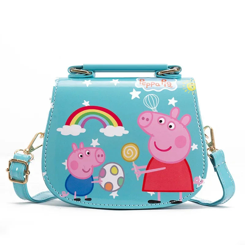 New arrival Peppa Pig page cartoon bag toy messenger bag george shoulder handbag backpack toy cute little girl new year gift