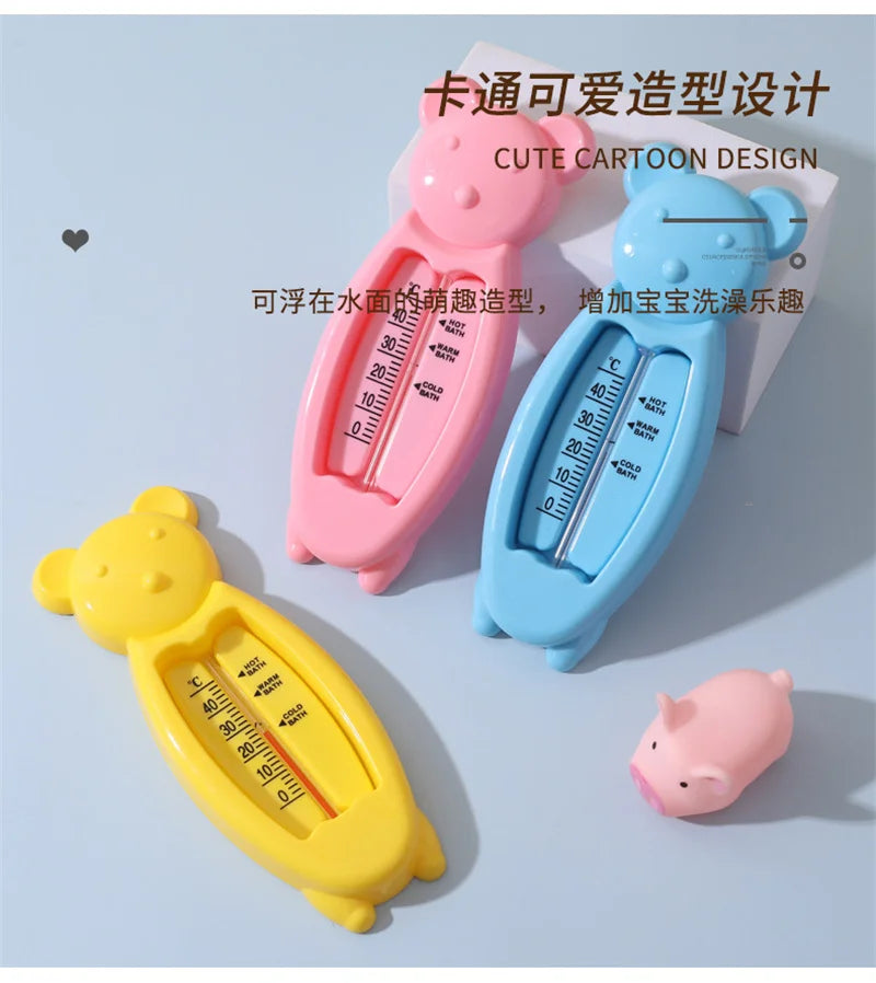 Cartoon Water Thermometer Floating Baby Bath Thermometer Toys Upgrade Sensor Kids Safe Bath Tub Thermometers Baby Accessories