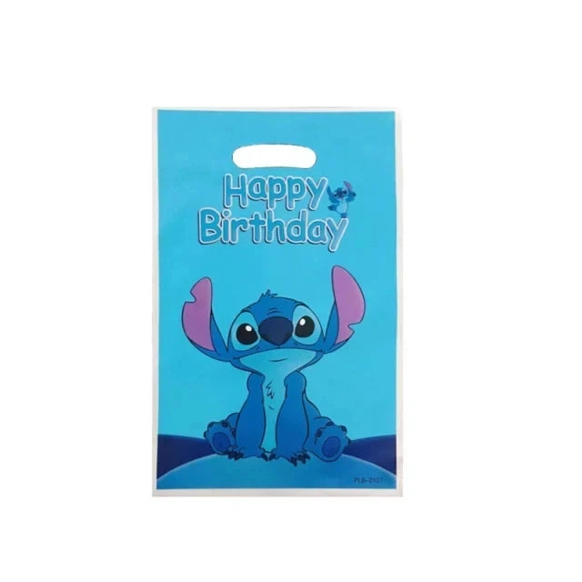 Lilo & Stitch Birthday Party Decorations Stitch Foil Balloons Disposable Tableware Set Backdrop Plate Napkin Kids Party Supplies