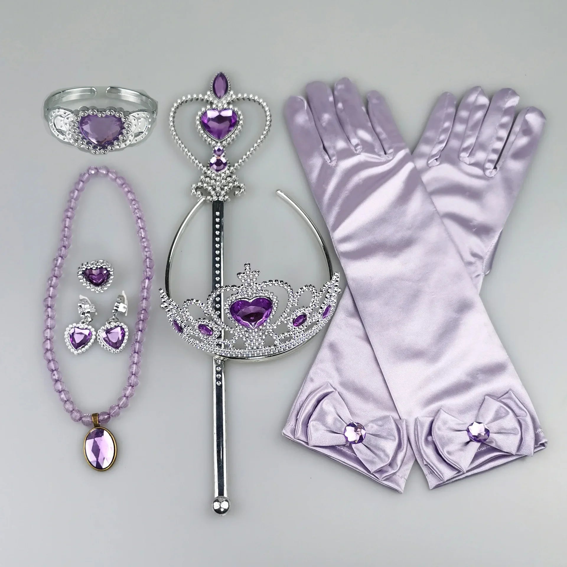 Girls Cosplay Elsa Anna Princess Crown Magic Wand Costume Headband Party Rhinestone Hair Bands For Kids Hairband Gifts Toys