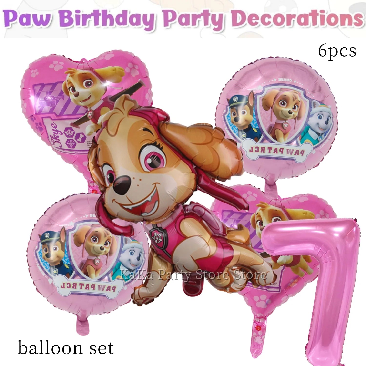 Paw Patrol Birthday Party Decor Dog Skye Disposable Tableware Tablecloth Cup Plate Baby Shower Kids Gift Girl Boy Party Supplies