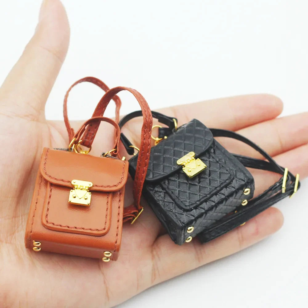 15-17 Cm Labubu Backpack Toy BJD Doll Bag Handmade Set DIY Doll Backpack Replacement Clothing Accessories in Stock