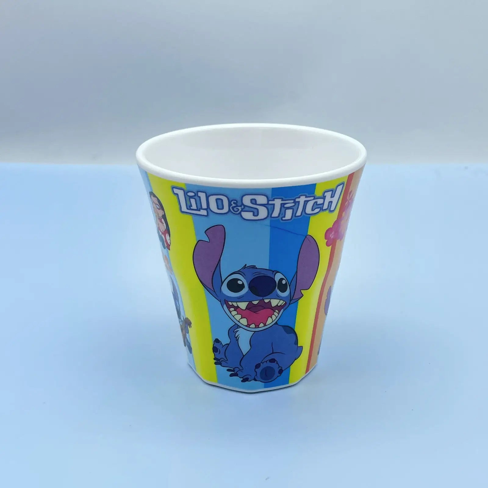 Stitch Cartoon Large Size Bowl, Spoon, Cup and Chopstick Set Cute Anti-fall and Anti-scald Children's Tableware Friend Gift