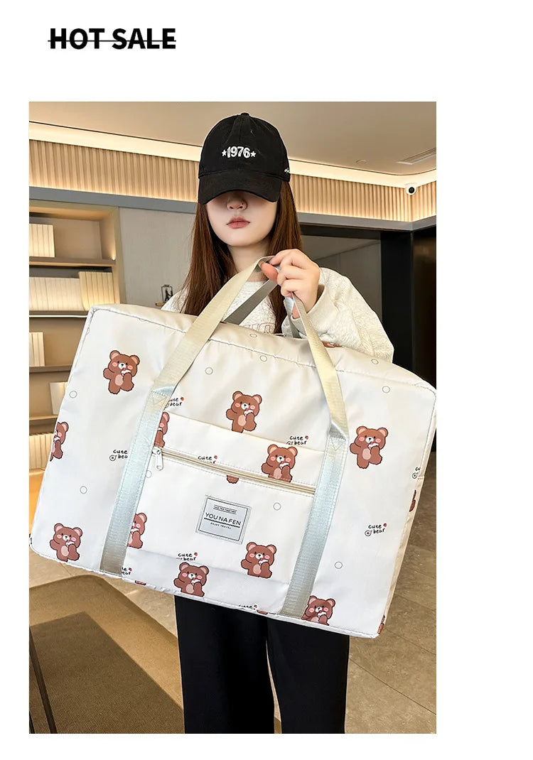Large Capacity Travel Bag Portable Business Trip Light Portable Student Trolley Case Luggage Bag Maternity Storage Bag for Girls